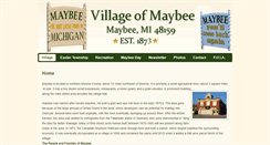 Desktop Screenshot of maybeevillage.com